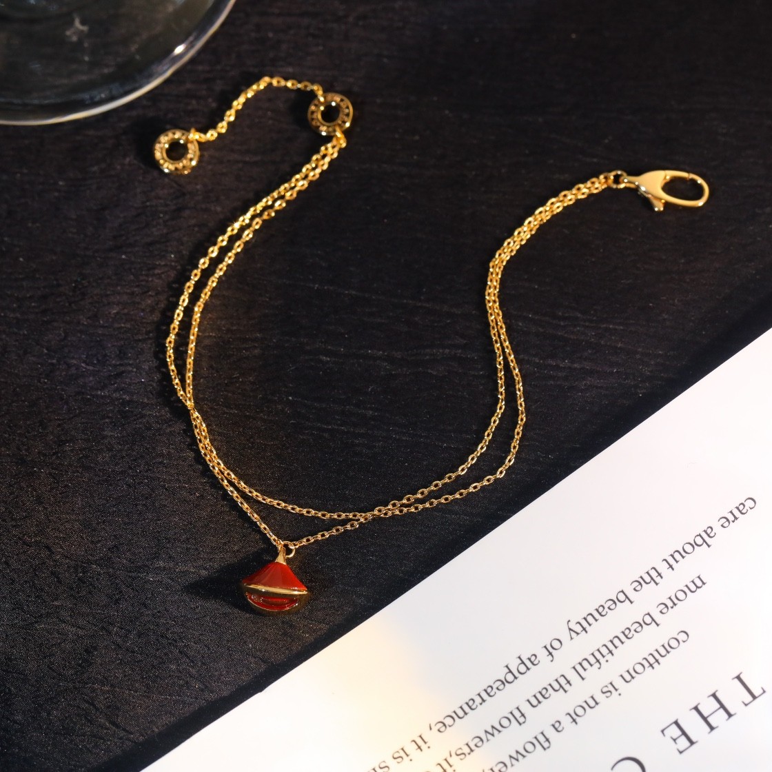 Bvlgari Diva's Dream Bracelet Rose Gold with Carnelian.